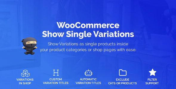 变体转单品插件WooCommerce Show Variations as Single Products [v1.4.2]